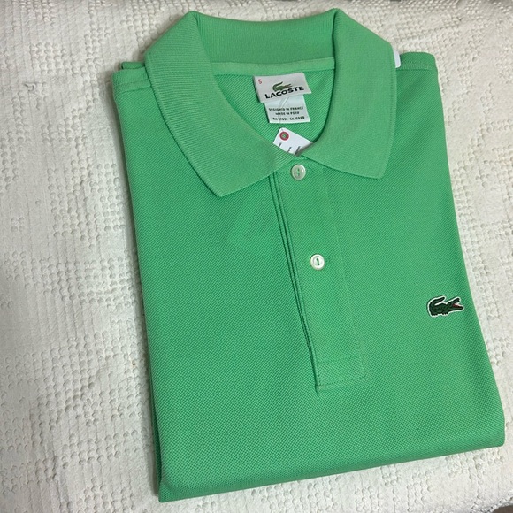 👕🐊 Brand new w tags men’s Lacoste polo  shirt size 5 - Picture 2 of 3